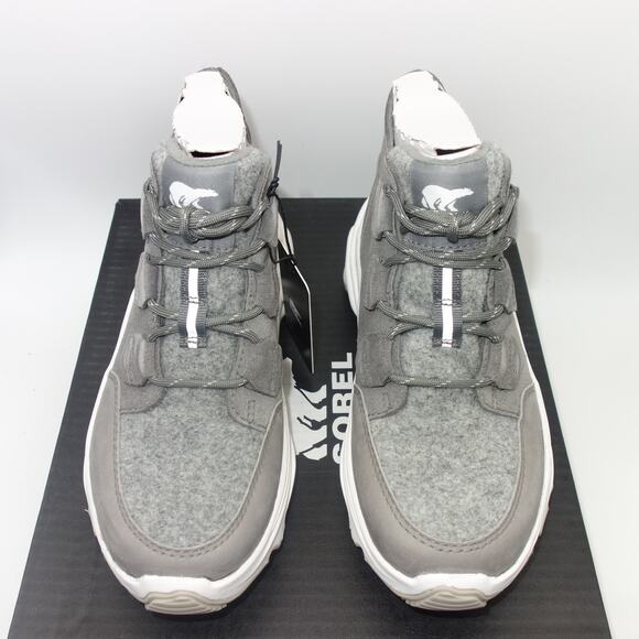 NEW Sorel Women's 6 Kinetic Breakthru Caribou Sneaker Boots Quarry Gray - Picture 6 of 10